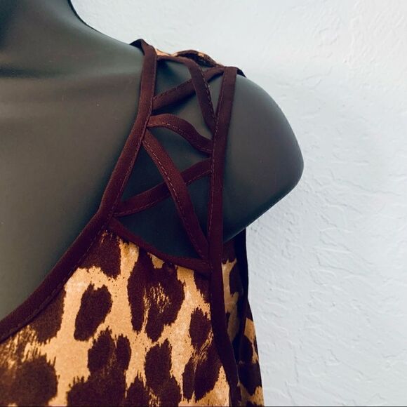 Edge Cheetah Print Tank Top Size Large - Picture 2 of 11